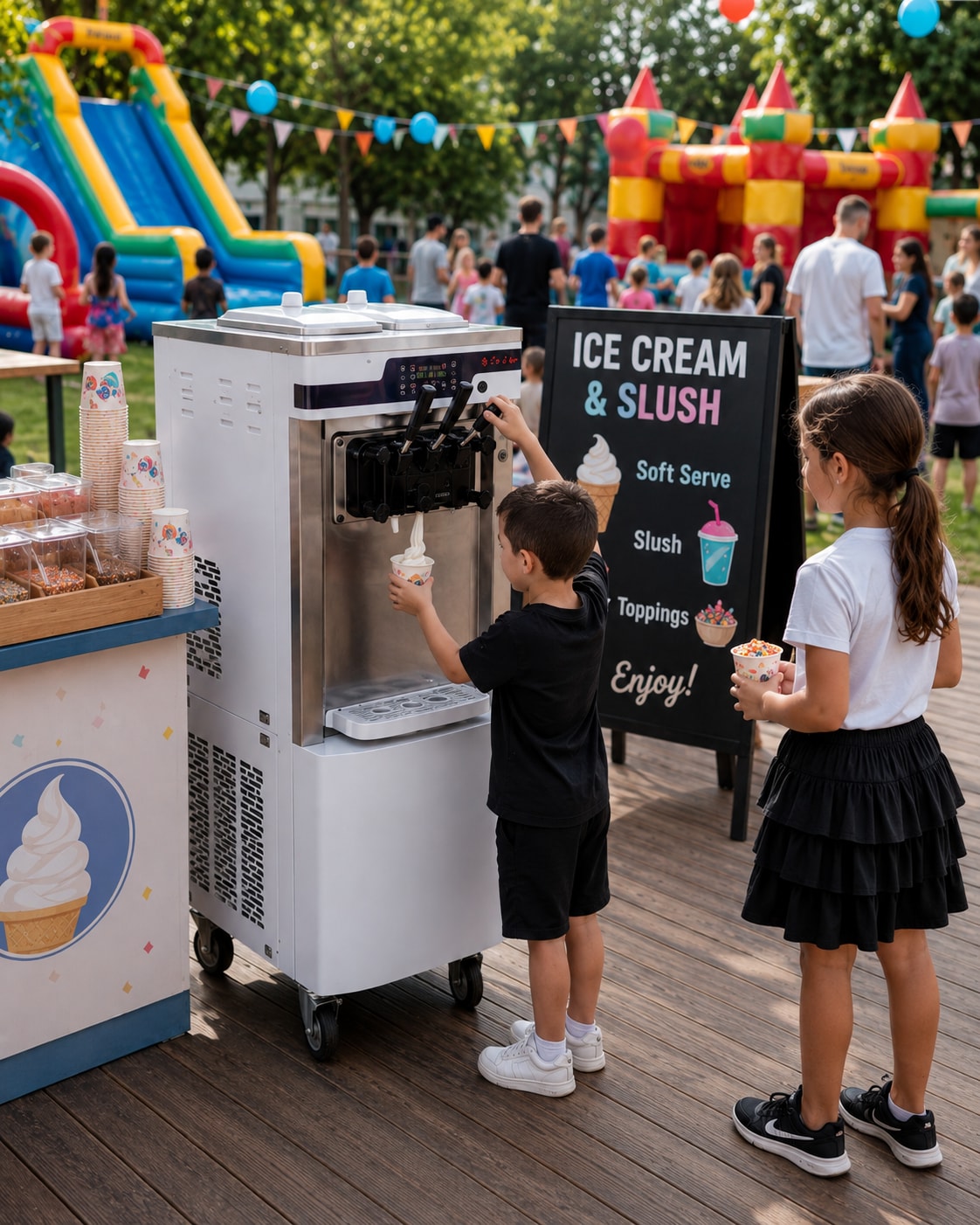 Kids' event, outdoor cart